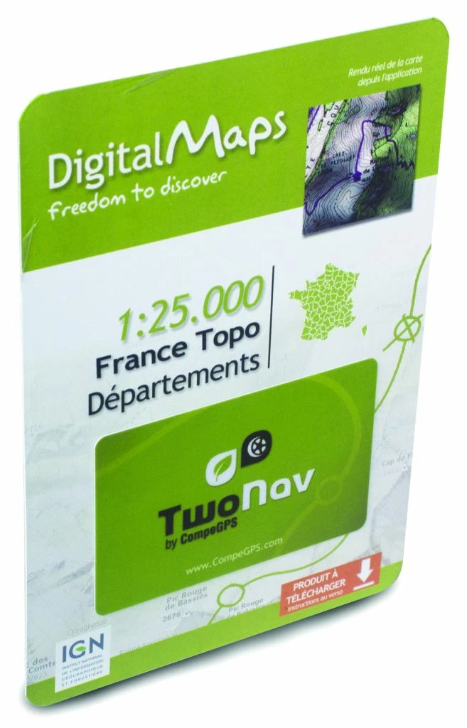 Carte Département France Au 1/25000 Pour GPS TwoNav 3 Carte Département France Au 1/25000 Pour GPS TwoNav