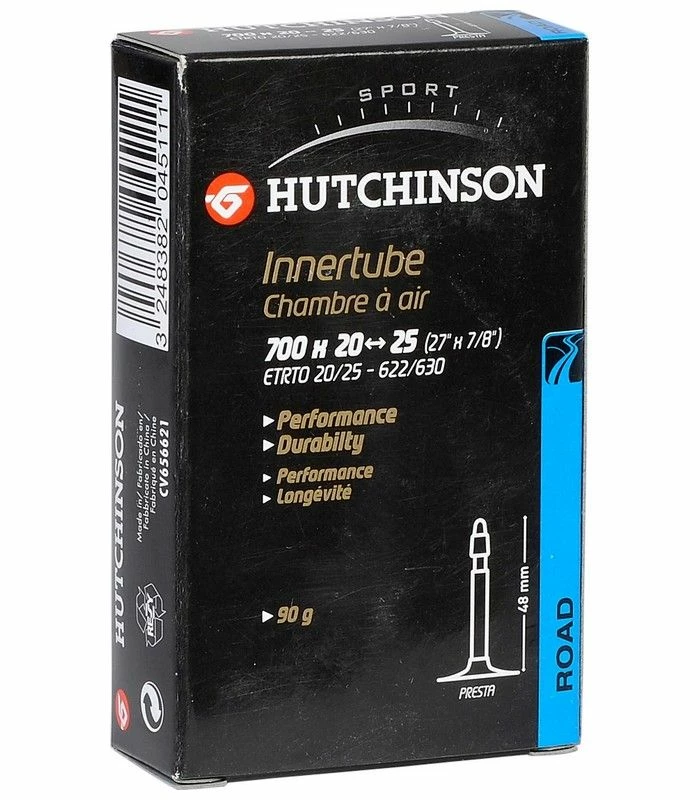 Chambre à Air Hutchinson Butyl 700x20/25 3 Chambre à Air Hutchinson Butyl 700x20/25