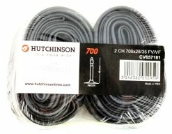 Chambre à Air Hutchinson Butyl 700x28/35 Valve Presta 48mm - Lot De 2