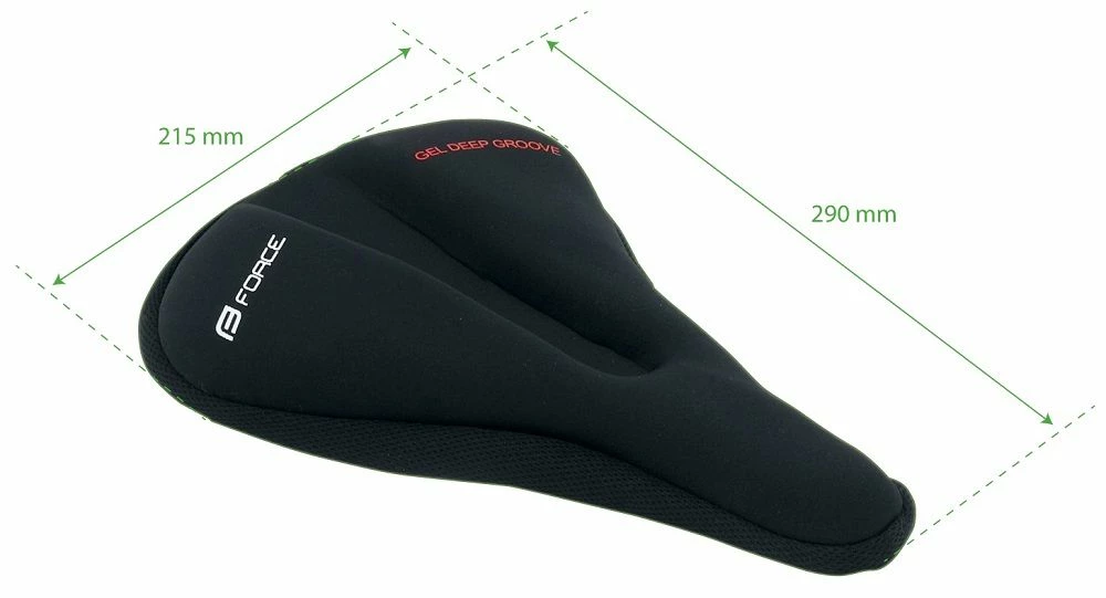 Couvre Selle Force Gel 290x215 Mm Noir - Réf. 22114 4 Couvre Selle Force Gel 290x215 Mm Noir - Réf. 22114 – Image 2