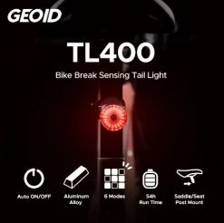 FS Eclairage Arrière Geoid TL400 Magene USB -Accessoires Vélo Soldes Boutique eclairage arriere geoid tl400 magene usb p image 102887 grande