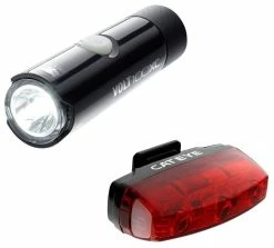 Eclairages Cateye Avant Volt 100XC 100 Lumens & Arrière Rapid Micro 15 Lumens
