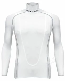 Maillot De Corps Noret Polypropylène Blanc ML Col Cheminée Réf. HM0051CO