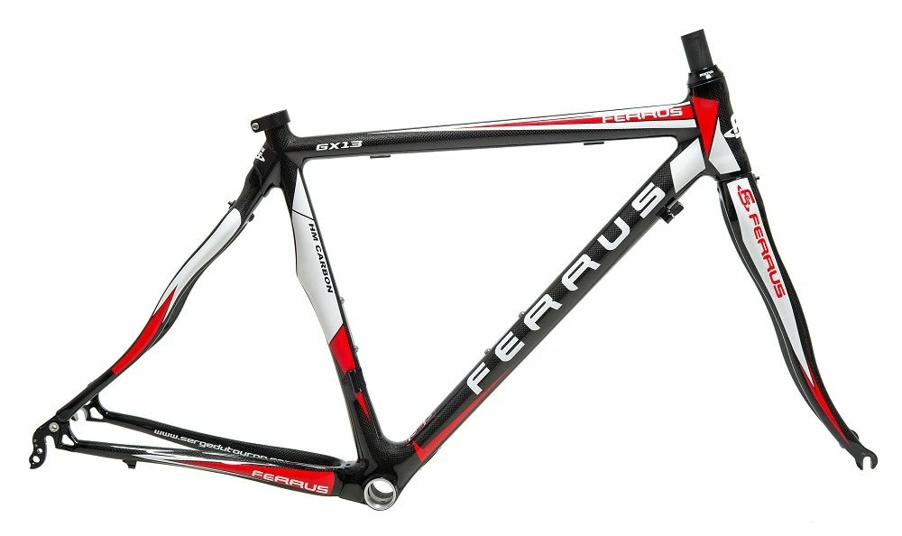 Module Cadre Ferrus GX13 Full Carbone + Fourche + Direction 45x45-41 3 Module Cadre Ferrus GX13 Full Carbone + Fourche + Direction 45x45-41